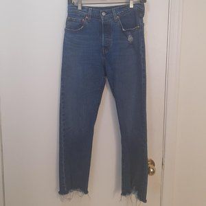 Levi's 501s with Button Fly